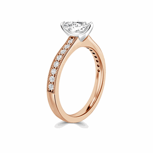 Bague de fiançailles en forme de cœur pour femmes - Product Image 4