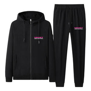 Top Premium Heavy Weight Men's Gym Fitness Tech Fleece Training Chándal Conjunto de dos piezas para deportes de invierno 100% algodón - Product Image 2