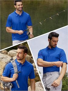 Ajuste personalizado para hombre Polo camisa de etiqueta privada OEM ODM Slim Fit secado rápido cómodo algodón mezcla uso diario precio de fábrica - Product Image 6