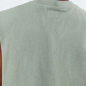 High Quality 100% Cotton Eco-Friendly Fashion Breathable Knitted Fitness Men <b>Sleeveless</b> Gym Tank <b>Top</b> Customized Colors Logo - Product Image 5