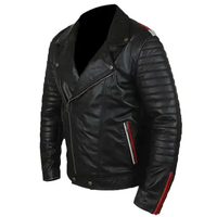 Vêtements d'extérieur Veste en cuir pour homme Gentleman Veste en cuir d'hiver à la mode Veste en cuir pour homme à la mode nouvelle tendance Veste en cuir pour homme