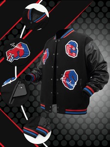 Top Trending 3D bordado Varsity chaquetas Premium personalizado OEM hombres chaqueta de invierno fabricante al por mayor Letterman chaqueta - Product Image 3