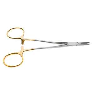 Pince porte-aiguille chirurgicale en acier, modèle Kilner, la plus vendue, TC 13,5 cm, forme baïonnette, pour maintien des sutures, certifiée CE, SurgiRight - Product Image 2