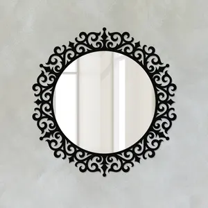 กระจกติดผนังสไตล์มินิมอลพร้อมกรอบเหล็กทนทานชิ้นส่วนตกแต่งหรูหราสำหรับบ้านสมัยใหม่ขายส่ง2025 - Product Image 2