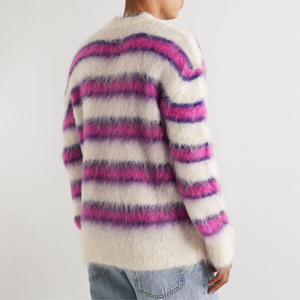 Cardigan en laine respirant et anti-rides pour homme, tricoté, chaud, doux, personnalisé, nouvelle mode, pull d'hiver à col. - Product Image 4
