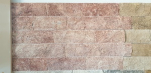 Travertino Rojo Pulido 20x20cm, Muestra Pequeña, Duradero, Moderno, Fácil de Instalar, Adoquines para Caminos, Hecho en Turquía, para Jardín, Exterior e Interior - Product Image 2