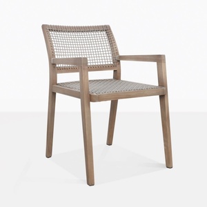 Sillón con cuerda de madera maciza para interiores y exteriores, silla de ocio de alta calidad, el mejor producto - Product Image 4