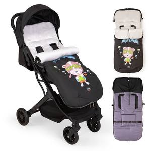 Funda para pies universal de forro polar coral, impermeable, 46x105 cm, modelo MOD. PARACAIDISTA - Artículos para Bebés Azules - Product Image 1