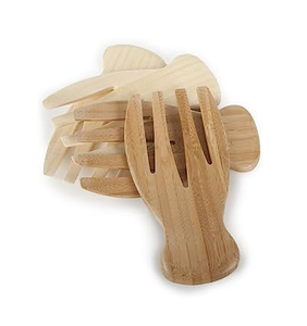 Conception fabuleuse cuillère à main en bois fonction de mariage domestique accessoire de parade qualité supérieure deux pièces prix pas cher - Product Image 6