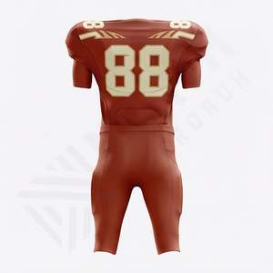 ชุดอเมริกันฟุตบอลแบบสั่งทำพิเศษสำหรับผู้ชาย 14 ชิ้น ระบายอากาศได้ดี แห้งเร็ว ไซส์ใหญ่ สำหรับทีม ผลิตจำนวนมาก คุณภาพสูง 100% - Product Image 2