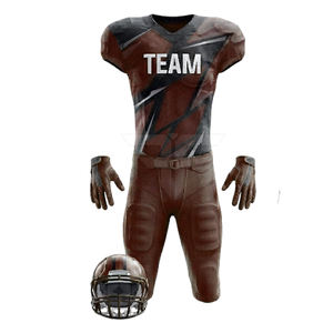 Uniforme de Fútbol Americano de Manga Corta, Transpirable, de Secado Rápido, Antibacterial, de Alta Calidad, 100% Poliéster, con Accesorios - Product Image 4