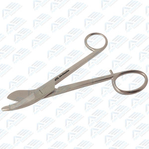 Tijeras para Yeso de Acero Inoxidable Bruns de 24 cm con Una Borde de Corte Dentado, Instrumentos Quirúrgicos Ortopédicos - Product Image 5