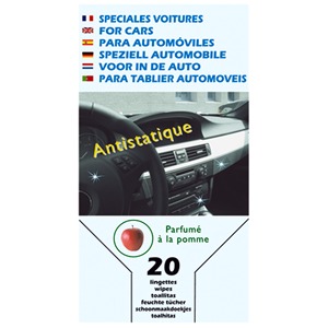 Lingettes pour voiture (intérieur) X20 - Product Image 1