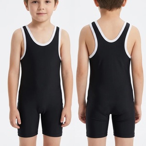 Kids Wrestling Singlet for <b>Boys</b> Stretchable Material Made Comfortable Breathable Sportswear Training Suit For Wrestling learn - Product Image 3