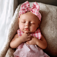 Poupée bébé réaliste Babeside Lucy de 16 pouces, en silicone platine, poupée reborn, expédition rapide