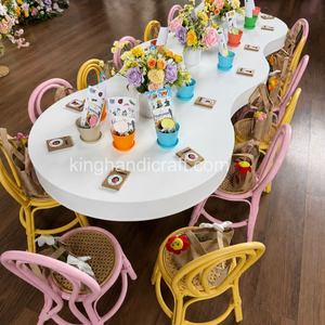 Silla Infantil de Mimbre Natural para Alquiler, para Fiestas de Cumpleaños, Eventos Preescolares, Muebles al por Mayor, OEM, ODM - Product Image 4