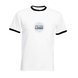 Camiseta a rayas de cuello redondo para hombre, camisetas de algodón elástico suave, camisetas con logotipo personalizado de siguiente nivel, camiseta Unisex con timbre para hombre - Product Image 5
