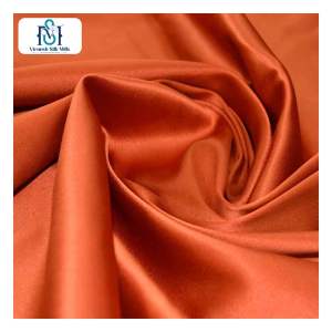 Tela de satén suave tejida de Spandex de poliéster de alta calidad 150D 240GSM tela de satén de Rusia para vestido de dama proveedor mayorista a granel exportador - Product Image 2