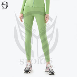 Ropa deportiva de LICRA con logotipo personalizado, pantalones de yoga de cintura alta para mujer, mallas ajustadas para entrenamiento en el gimnasio, ropa deportiva para levantar glúteos, mallas de yoga - Product Image 5