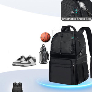 Sac à dos personnalisé 2025 Sports Basketball Respirant et imperméable avec fonction antivol Nouveau style de conception - Product Image 2