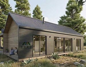 Cabane en bois préfabriquée contemporaine, écologique, durable, imperméable, <span class=keywords><strong>à</strong></span> énergie solaire, très vendue, installation rapide, pour maison, hôtel - Product Image 2