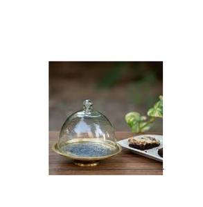 Présentoir à gâteaux et présentoir à gâteaux en laiton doré de conception simple et moderne pour outils de gâteau de table avec articles de fête - Product Image 6