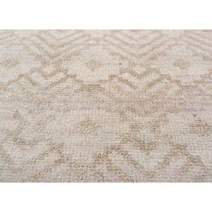 Alfombra de Lana Anudada a Mano Erbe AKWT-1119, Color Marfil, Estilo Kilim, Geométrica, para Decoración de Sala de Estar, Pasillo y Hogar - Product Image 3