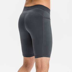 Shorts de compression pour hommes de style rue populaire les plus vendus Logo personnalisé vente en gros Shorts d'entraînement à motif solide en vente - Product Image 5