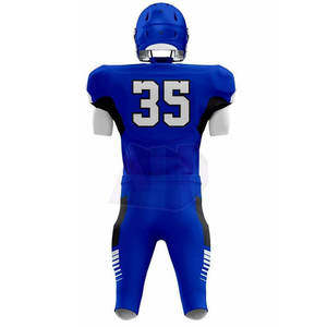 Uniforme de Fútbol Americano Personalizable y Transpirable con Manga Corta y Material de Poliéster y Spandex Resistente para Equipos Adultos - Product Image 3