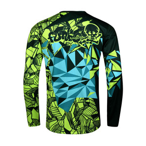 2024 ensemble de vêtements de sport personnalisés pour la course de vélo tout-terrain maillot vtt de couleur unie avec impression de logo de haute qualité Motocross personnalisé - Product Image 2