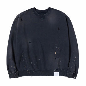 เสื้อสเวตเตอร์คอตตอนผ้าฟลีซสำหรับผู้ชายเสื้อสเวตเตอร์แบบสวมหัวสำหรับผู้ชายผ้าฝ้าย100% โลโก้ออกแบบได้ตามที่ต้องการสำหรับผู้ชาย - Product Image 4