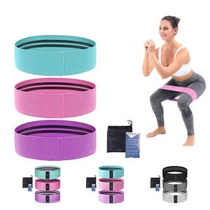 Bandes de Résistance pour Exercices de Hanche en Gros avec Matière Spandex/Polyester Antidérapantes et Très Élastiques, Couleur et Logo Personnalisables - Product Image 1