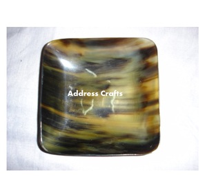 Bol à salade en corne de qualité supérieure, décoration de table de cuisine, articles ménagers, décoration, nouveau bol de service écologique et durable, utilisation à domicile et à l'hôtel - Product Image 1