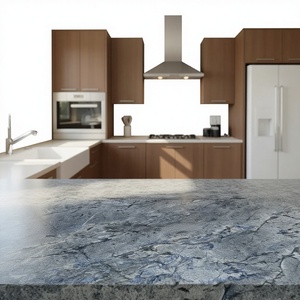 Plans de travail personnalisés pour cuisines et salles de bain en granit poli Carrara Calacata, écologiques, durables, préfabriqués, découpés sur mesure pour hôtels - Product Image 1