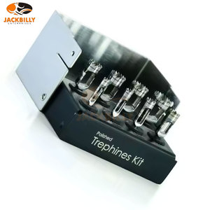 Ensemble d'instruments de trephines pour implants dentaires de qualité supérieure, 8 pièces, acier inoxydable poli, fraises de trephines pour implants, profondeur de coupe osseuse - Product Image 5