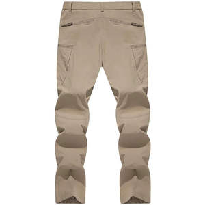 กางเกงคาร์โก้ลำลองน้ำหนักเบาสำหรับผู้ชาย ผ้าฝ้าย 100% เอวสูง ทนทาน เหมาะสำหรับงานกลางแจ้ง - Product Image 5