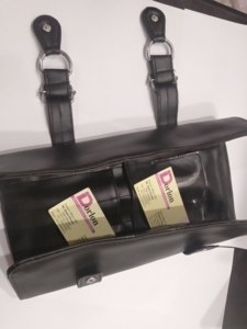 Tijeras de peluquería de cuero negro, herramientas, funda, bolsa, juego de tijeras de peluquería - Product Image 2