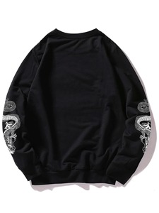 Sudaderas de lana de algodón para hombre de la mejor calidad, jersey de manga larga con cuello redondo, sudadera bordada de invierno a la venta - Product Image 2