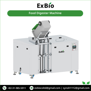 Proveedor mundial que vende Exbio 1000kg/día Capacidad Digestor de alimentos de alta tecnología Máquina de eliminación/compostaje - Product Image 3