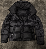 Veste matelassée à capuche pour homme, coupe ample, tendance, décontractée, doublée à carreaux, idéale pour l'extérieur en hiver, personnalisable OEM, vente en gros