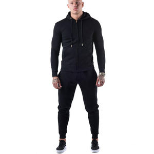 Vêtements de sport d'entraînement en polaire de haute technologie personnalisés pour hommes, ensembles de survêtements de jogging ajustés décontractés avec logo imprimé, offre spéciale, conception personnalisée - Product Image 2