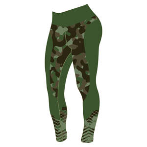 Vente en gros de leggings taille haute pour femmes avec logo personnalisé en spandex/polyester respirant pour emballage personnalisable - Product Image 2