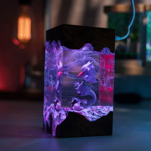 Custom Epoxy Lamp, Epoxy Resin Lamp, Custom Epoxy Resin Lamp, Resin Wood Art Lamp, Custom Night <b>Light</b>, Handmade Gift, Birthday - Product Image 5