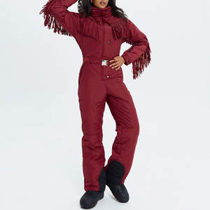 Conjunto de Esquí de Diseño Personalizado para Mujer, Entrega Rápida, con Cremallera, Talla Grande, Impermeable, Transpirable, Cortavientos, para Senderismo en la Montaña y Snowboard - Product Image 1