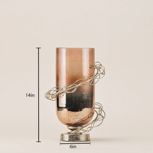 Jarrón de Flores de Metal Clásico de Fabricante OEM para Decoración Tradicional y Moderna que Combina Elegancia con Materiales Duraderos - Product Image 5