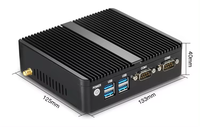 INNODA Intel 8th/10th/11th Gen Core I3 I5 I7 Fanless Desktop Mini Computer X86 Embedded Industrial Dual LAN Mini PC