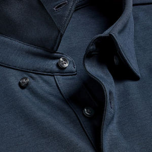 Camisa de Manga Larga para Hombre, Hecha a Medida, al por Mayor, Corte Clásico, Transpirable, 100% Algodón, Estilo Informal, Color Azul Petróleo - Product Image 2