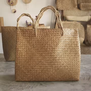 Best Price Handwoven Natural Seagrass <b>Bag</b> from Vietnam Handmade Weaving Lady <b>Bag</b> Customizable by Viet Fargimex - Product Image 5
