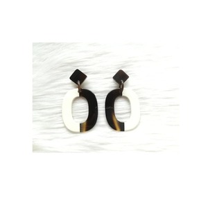 คุณภาพที่ดีที่สุดทำด้วยมือต่างหูเขาควายเครื่องประดับแฟชั่นทันสมัยปรับแต่งได้สไตล์สัตว์ขัด - Product Image 5