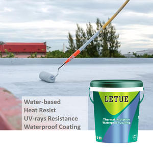Revêtement de toit en acrylique Les rayons UV résistent à la chaleur réduisent l'isolation <span class=keywords><strong>thermique</strong></span> Revêtement imperméable pour l'application de brosse de refroidissement de <span class=keywords><strong>toiture</strong></span> - Product Image 1